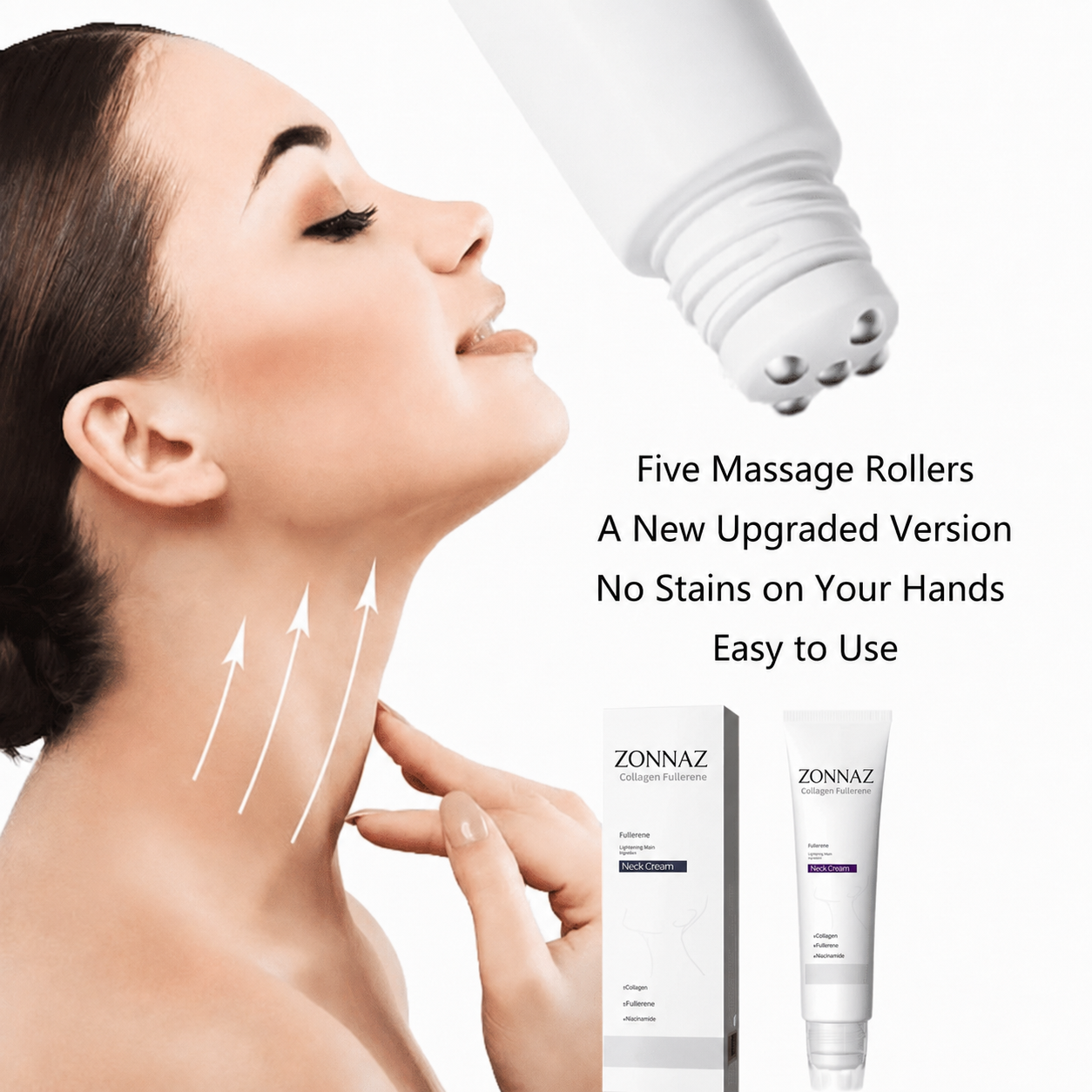 Instant Neck Lift Cream✨Infused with Retinol & Hyaluronic Acid | Firms the Neck, Reduces Wrinkles & Double Chin