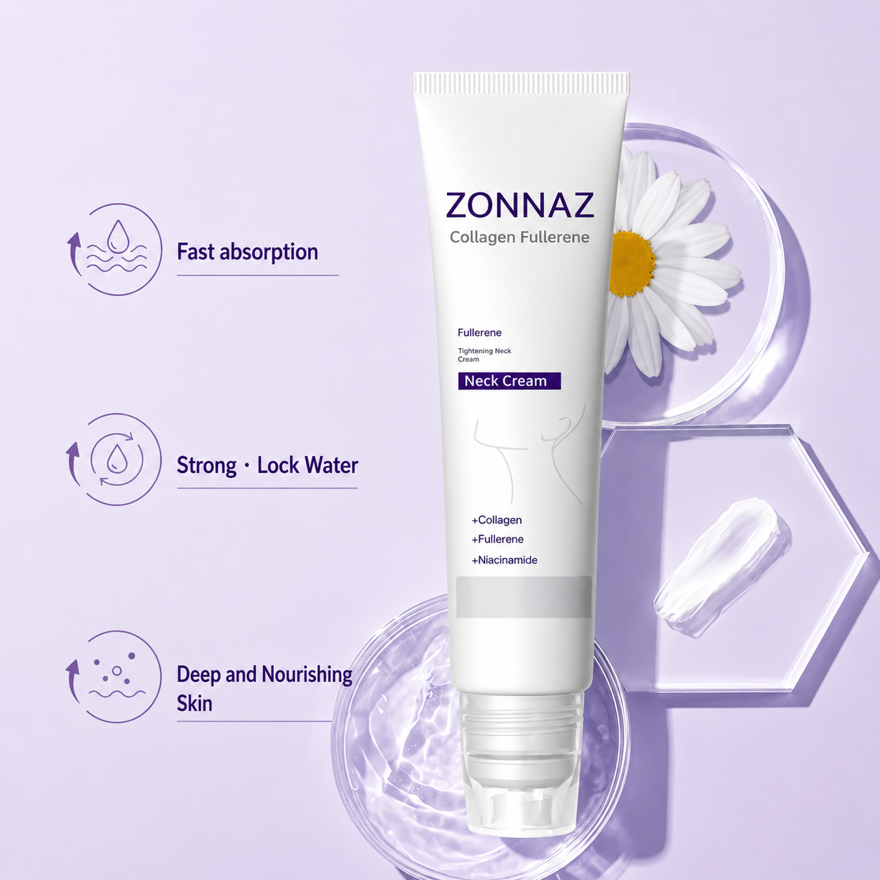 Instant Neck Lift Cream✨Infused with Retinol & Hyaluronic Acid | Firms the Neck, Reduces Wrinkles & Double Chin