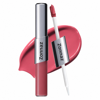 Perfect Twin Lip — Dual-Ended Liquid Lipstick with Velvet Matte Color and Glossy Shine