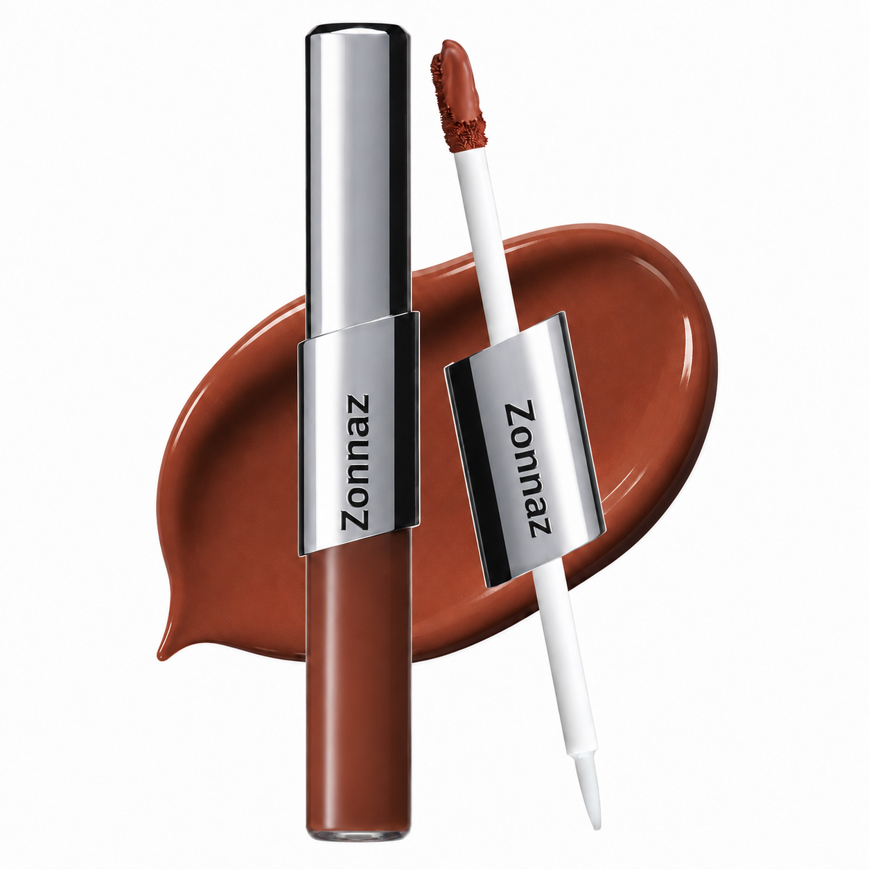 Perfect Twin Lip — Dual-Ended Liquid Lipstick with Velvet Matte Color and Glossy Shine