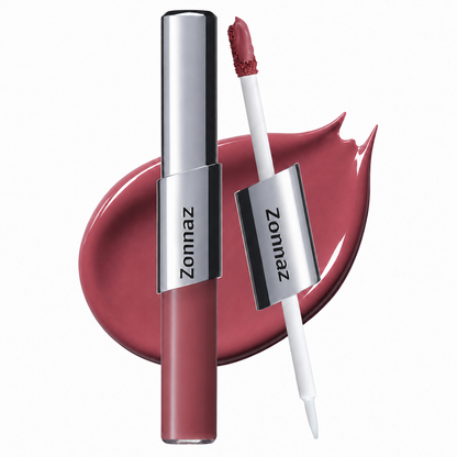 Perfect Twin Lip — Dual-Ended Liquid Lipstick with Velvet Matte Color and Glossy Shine